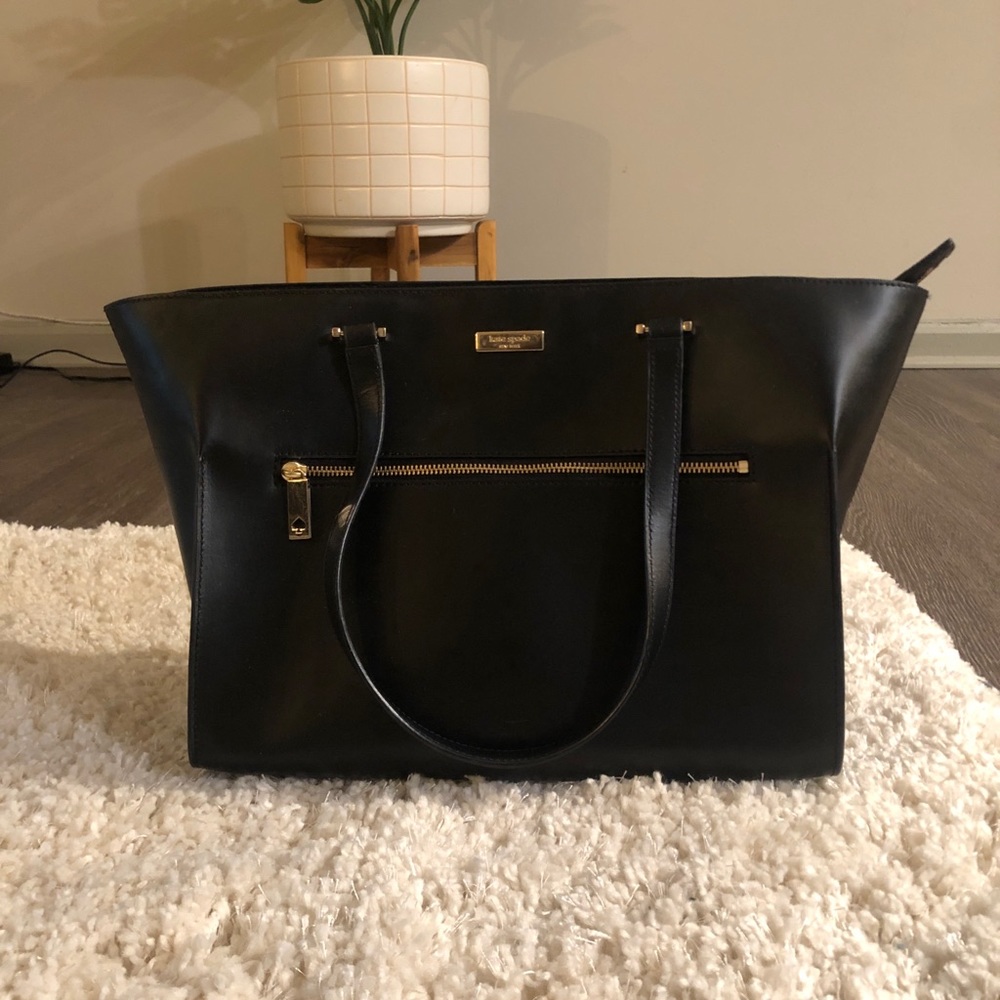 Black Kate Spade Tote Bag
